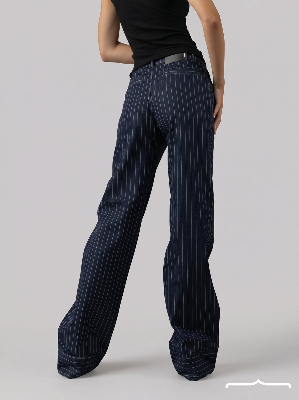 Striped denim