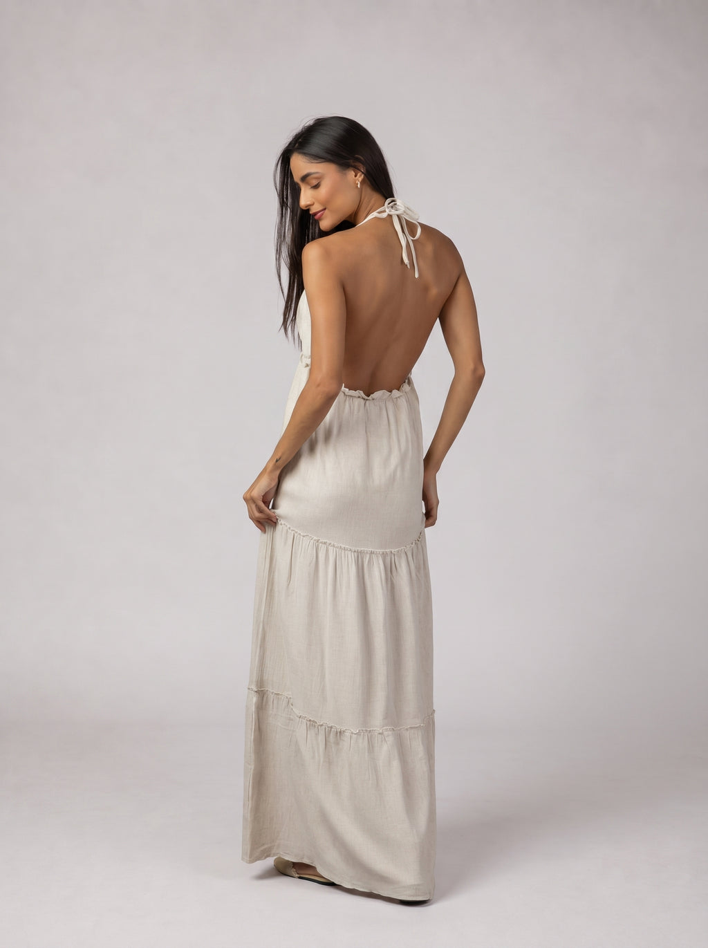 Soléa Dress in Beige