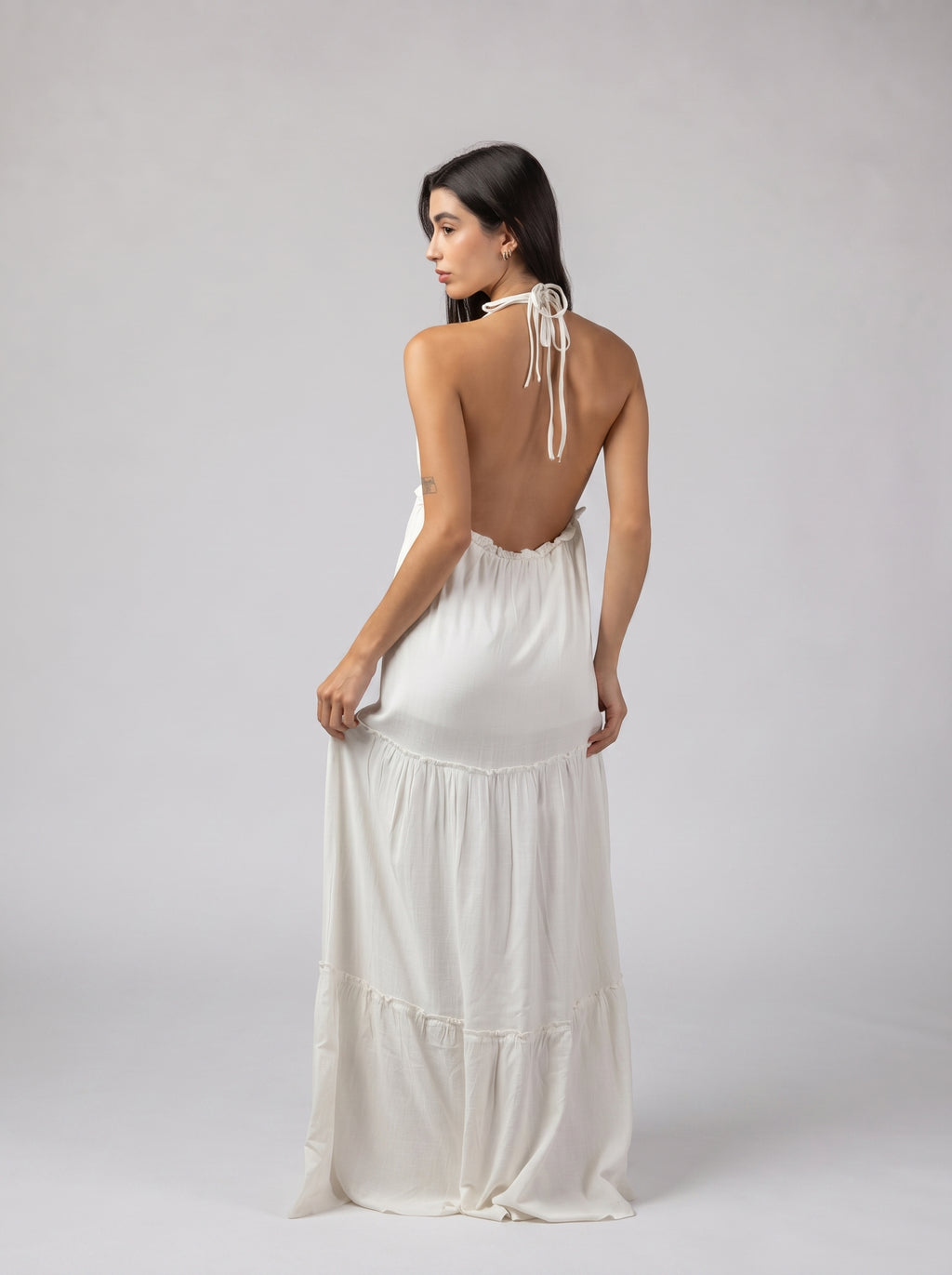 Soléa Dress in white
