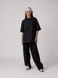 Dalmatian Sketch Oversized T-shirt in Black