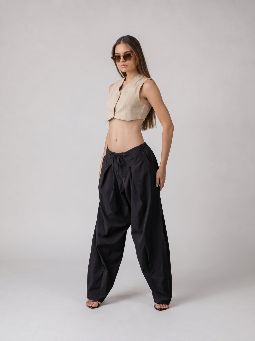 Wide pants in Black