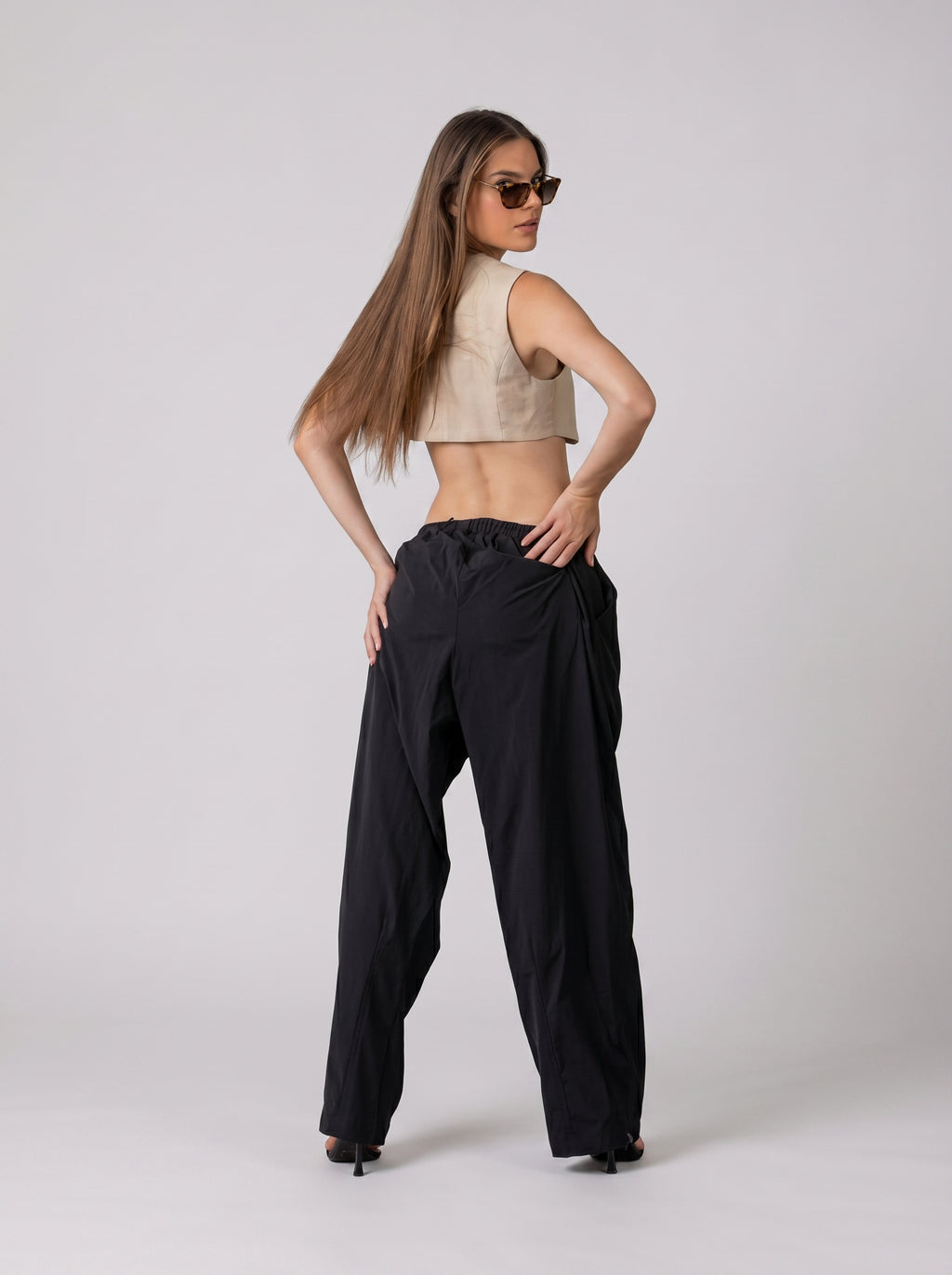 Wide pants in Black