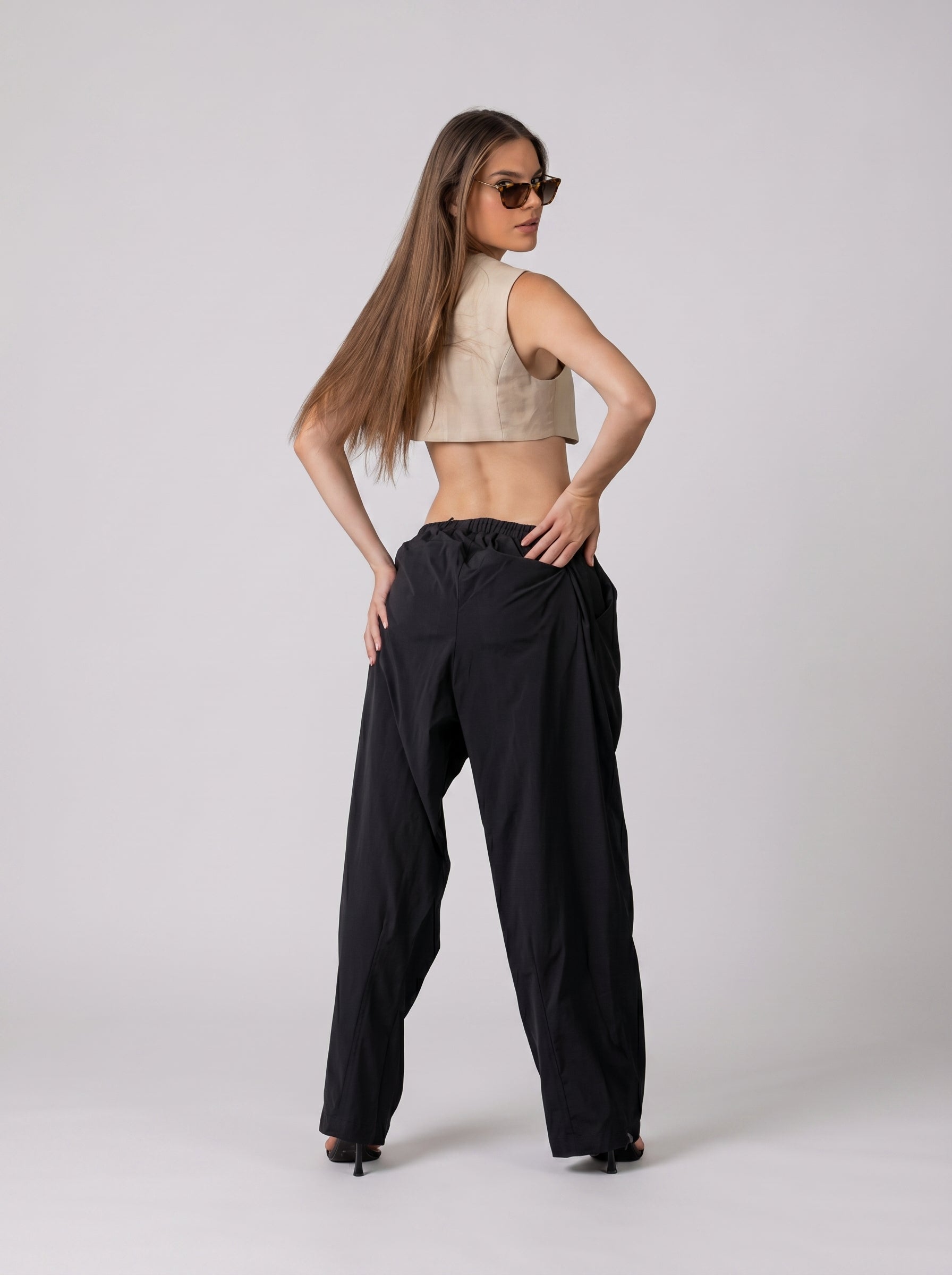 Wide pants in Black