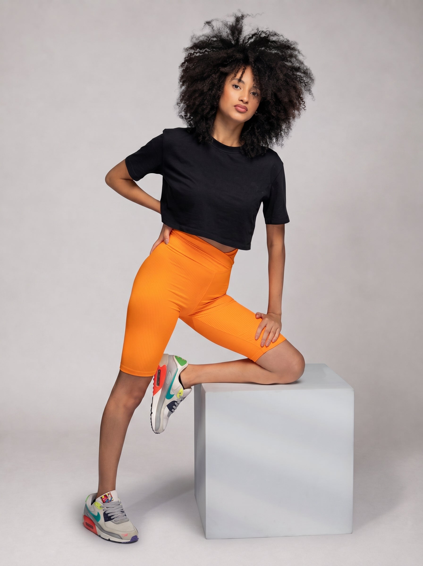 Bikershort in Orange