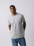5TAC113 Rubber Detailed T-shirt in Grey