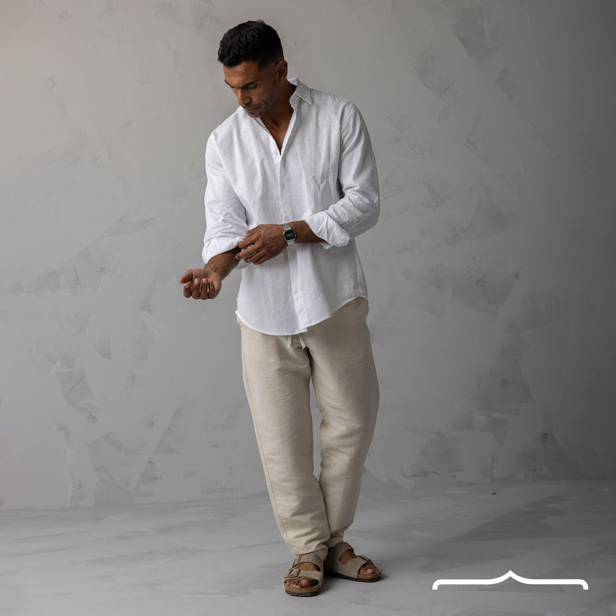 Linen Shirt in White