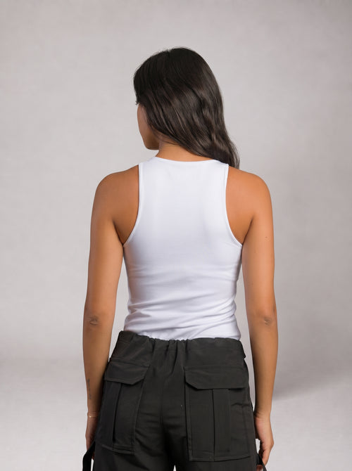 Basic Body-Suit in White