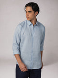 Classic Linen Shirt Volume 3 in Baby Blue