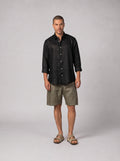 Classic Linen Shirt Volume 3 in Black