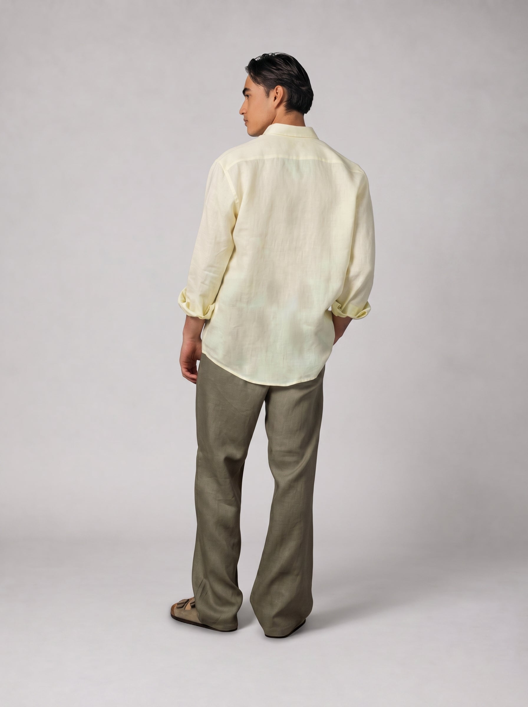 Classic Linen Shirt Volume 3 in Butter Yellow