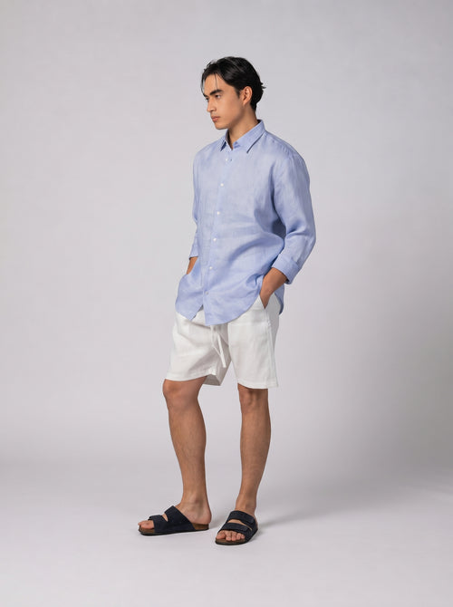 Classic Linen Shirt Volume 3 in purple