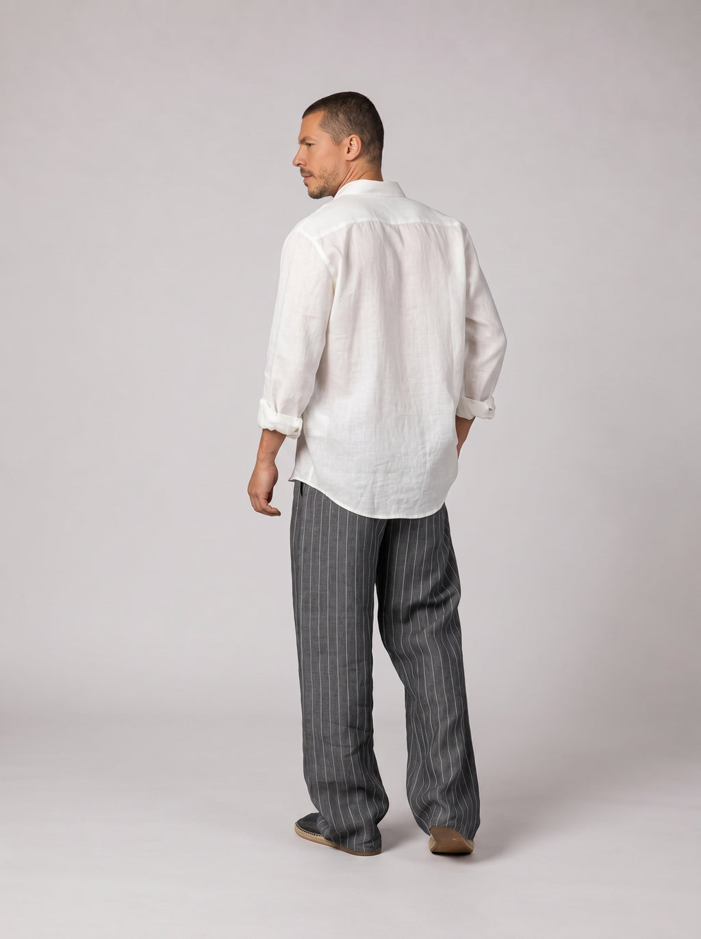 Classic Linen Shirt Volume 3 in Off White