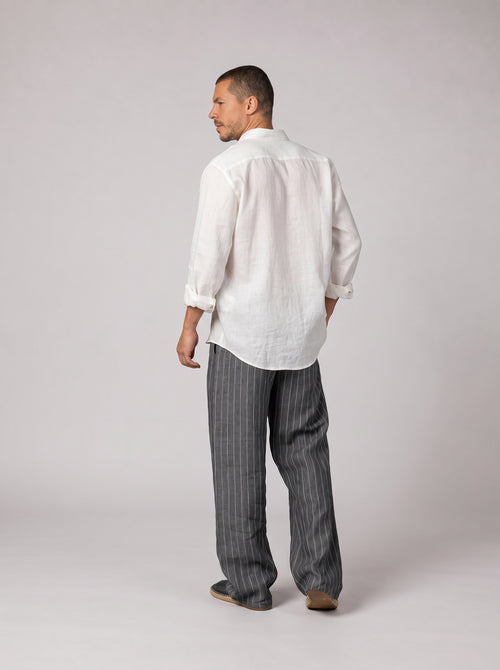 Classic Linen Shirt Volume 3 in Off White