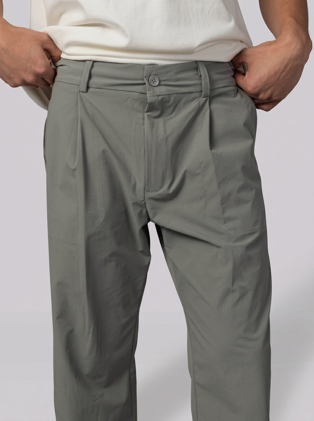 Classic pants volume 4 in Light grey
