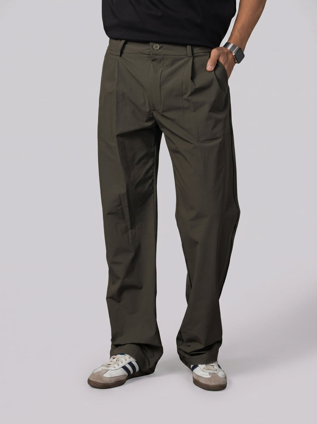 Classic pants volume 4 in Olive