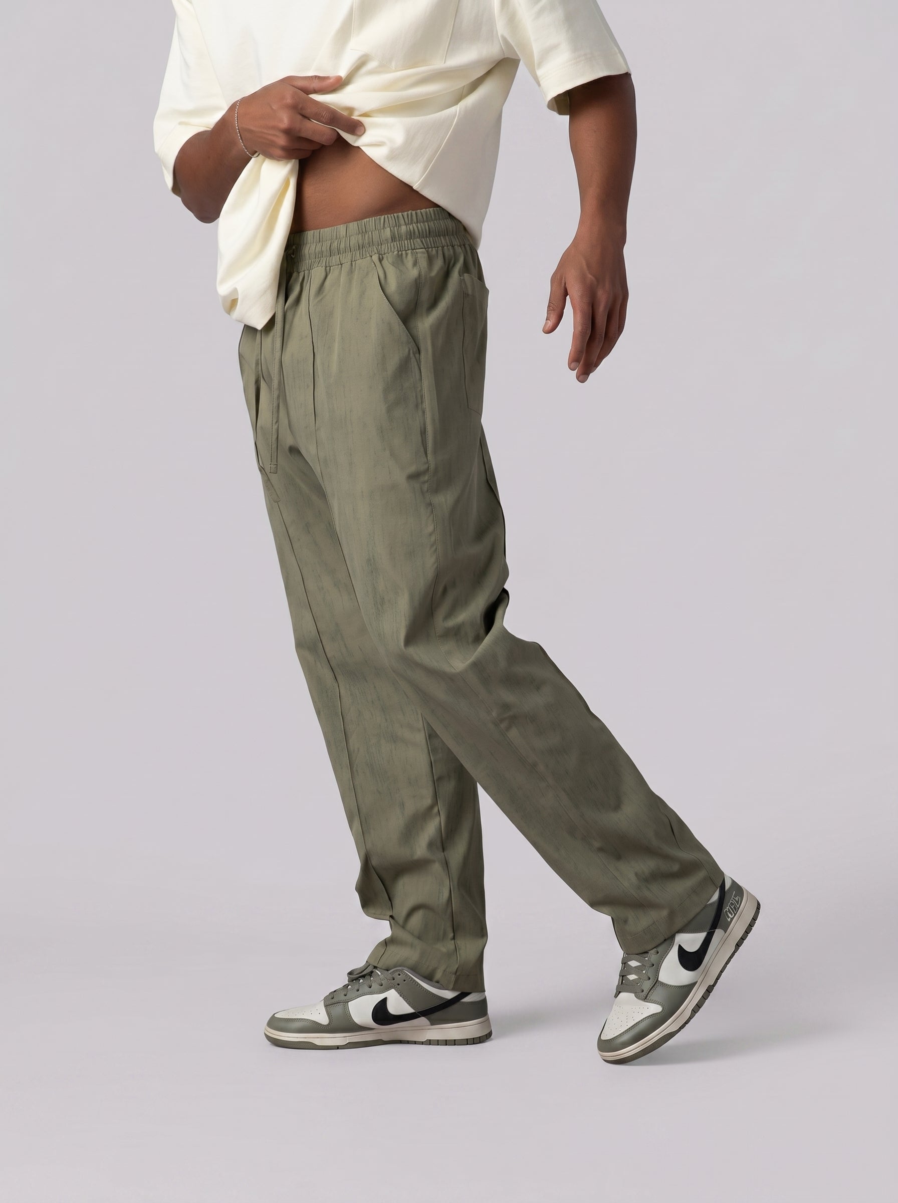 Drawstring Pants Volume 2 in Washed Olive
