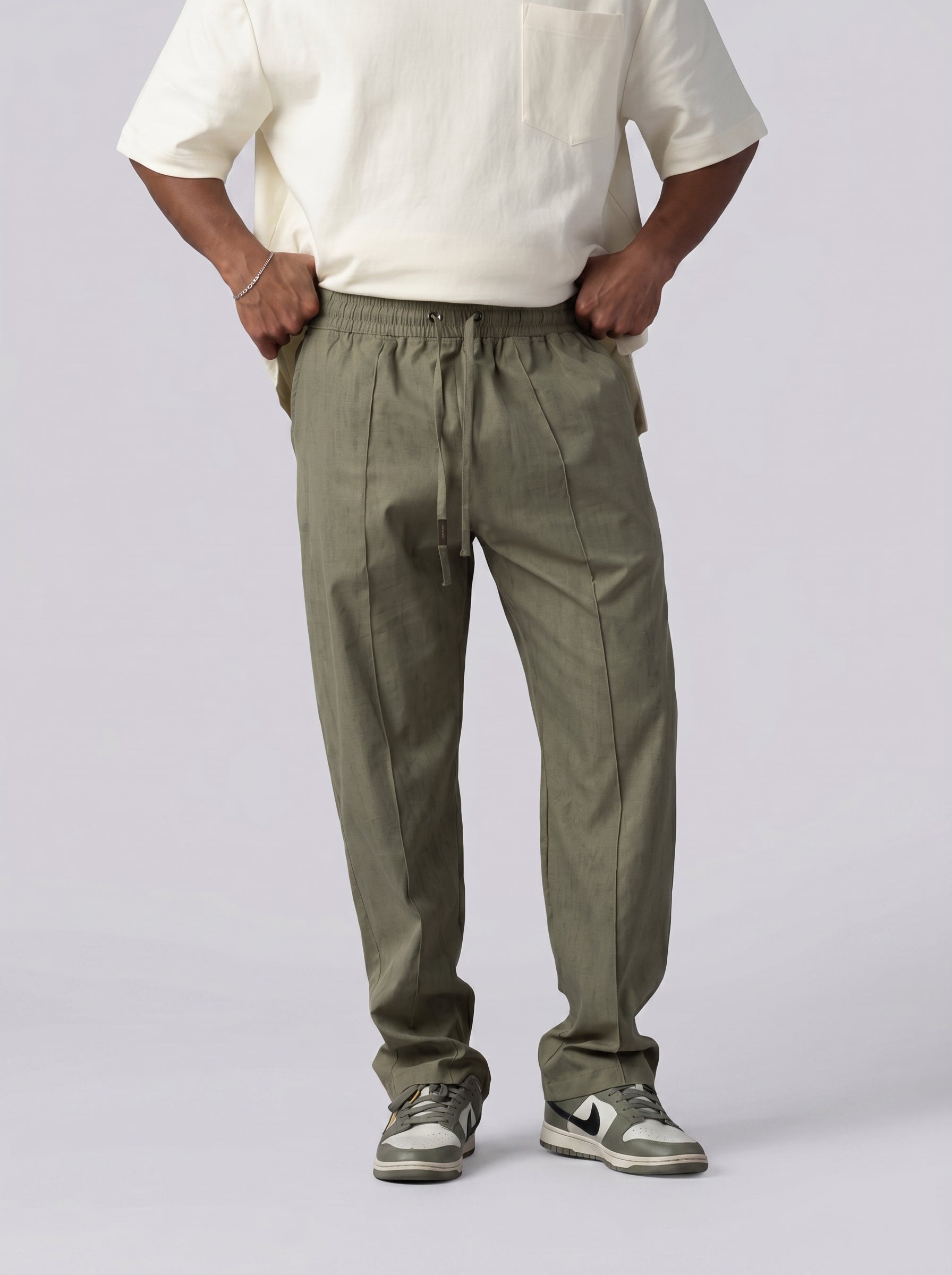 Drawstring Pants Volume 2 in Washed Olive