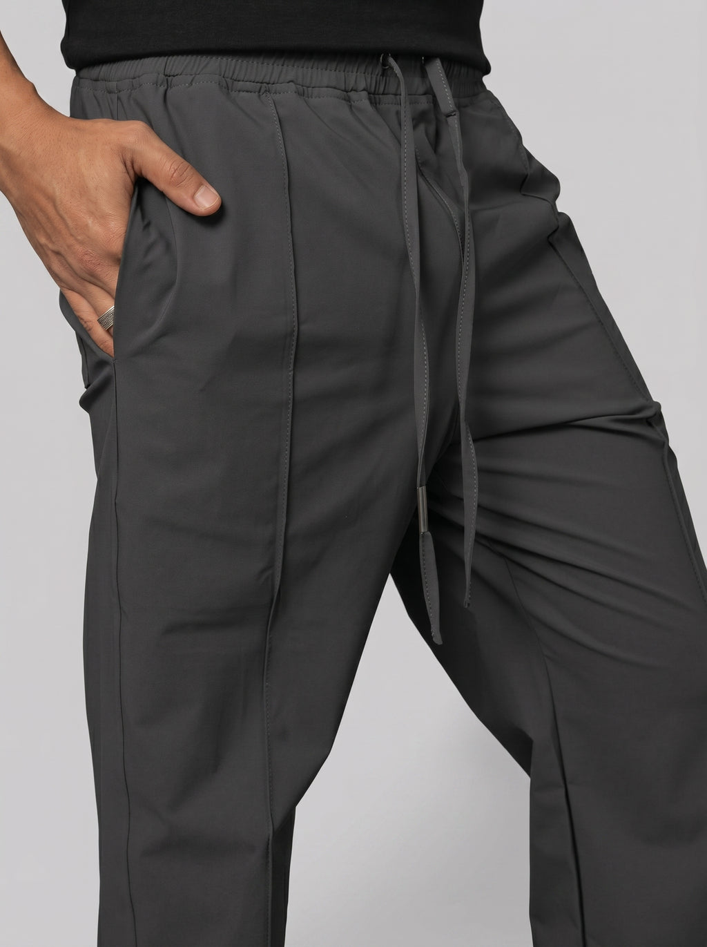 Drawstring Pants Volume 3 in Dark Grey