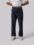 Drawstring sweatpants in Navy blue