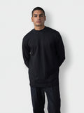 Half Neck Jumper in Black