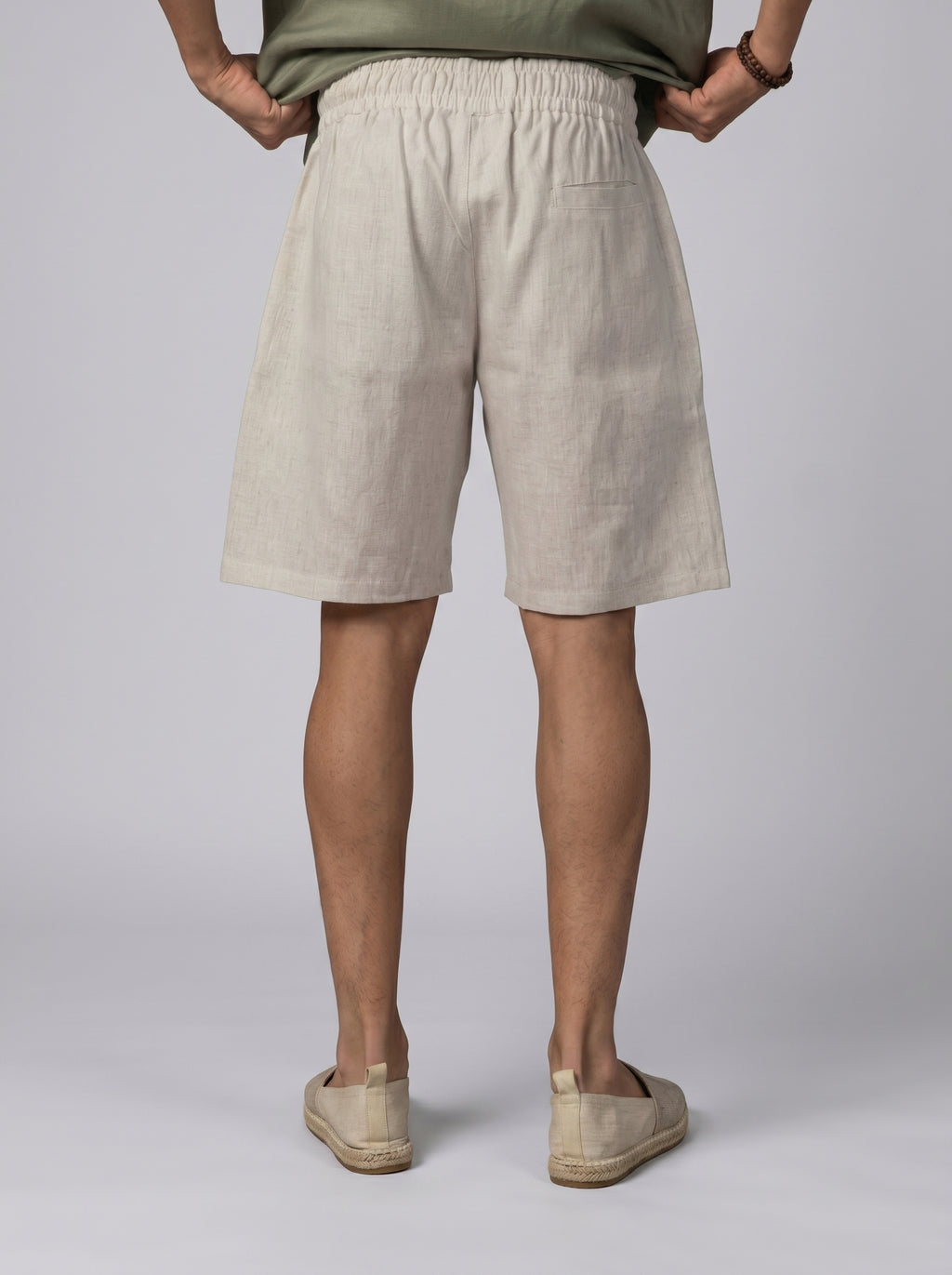 Linen short Volume 2 in Beige