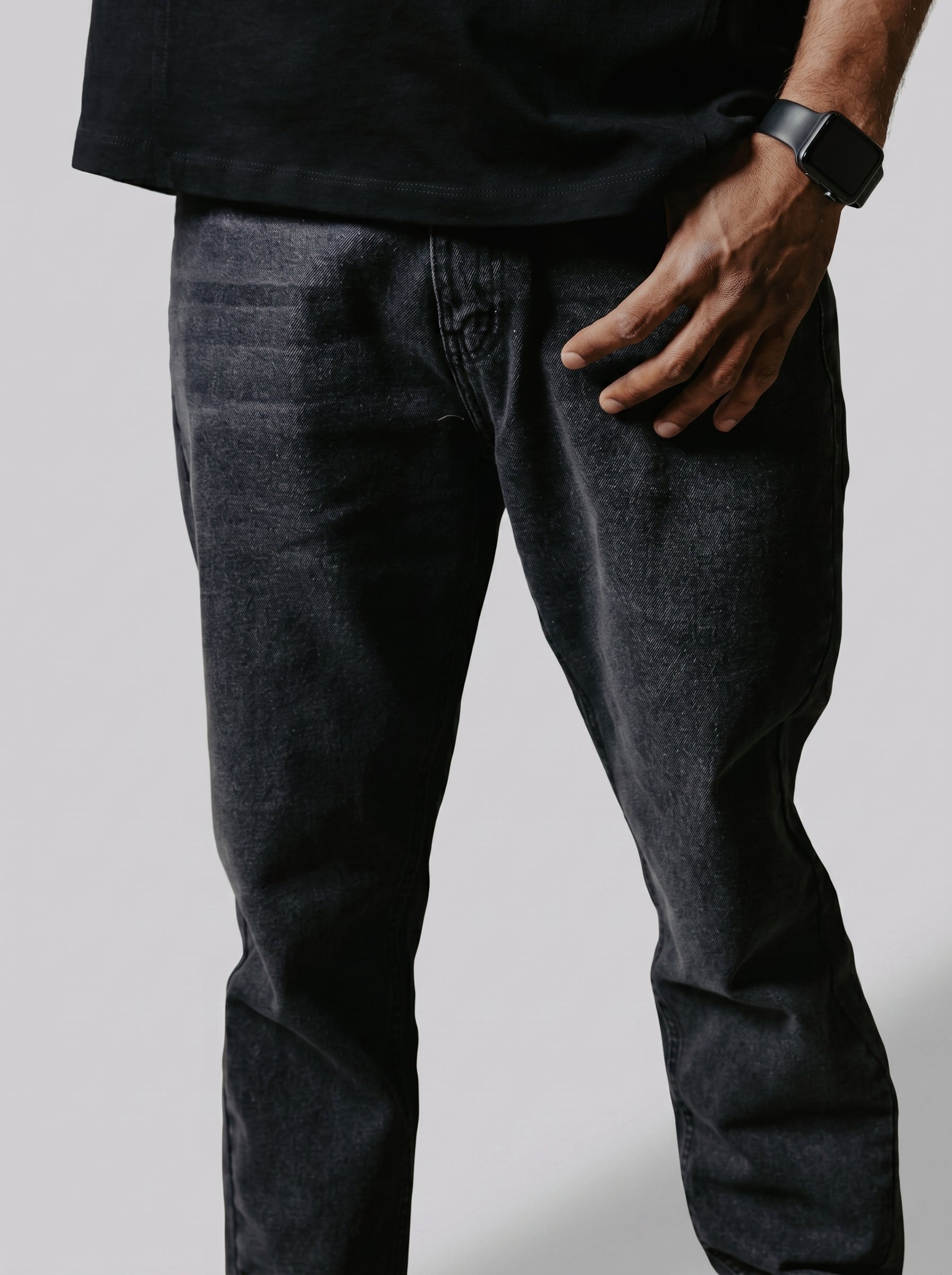 Oversize Jeans in Black