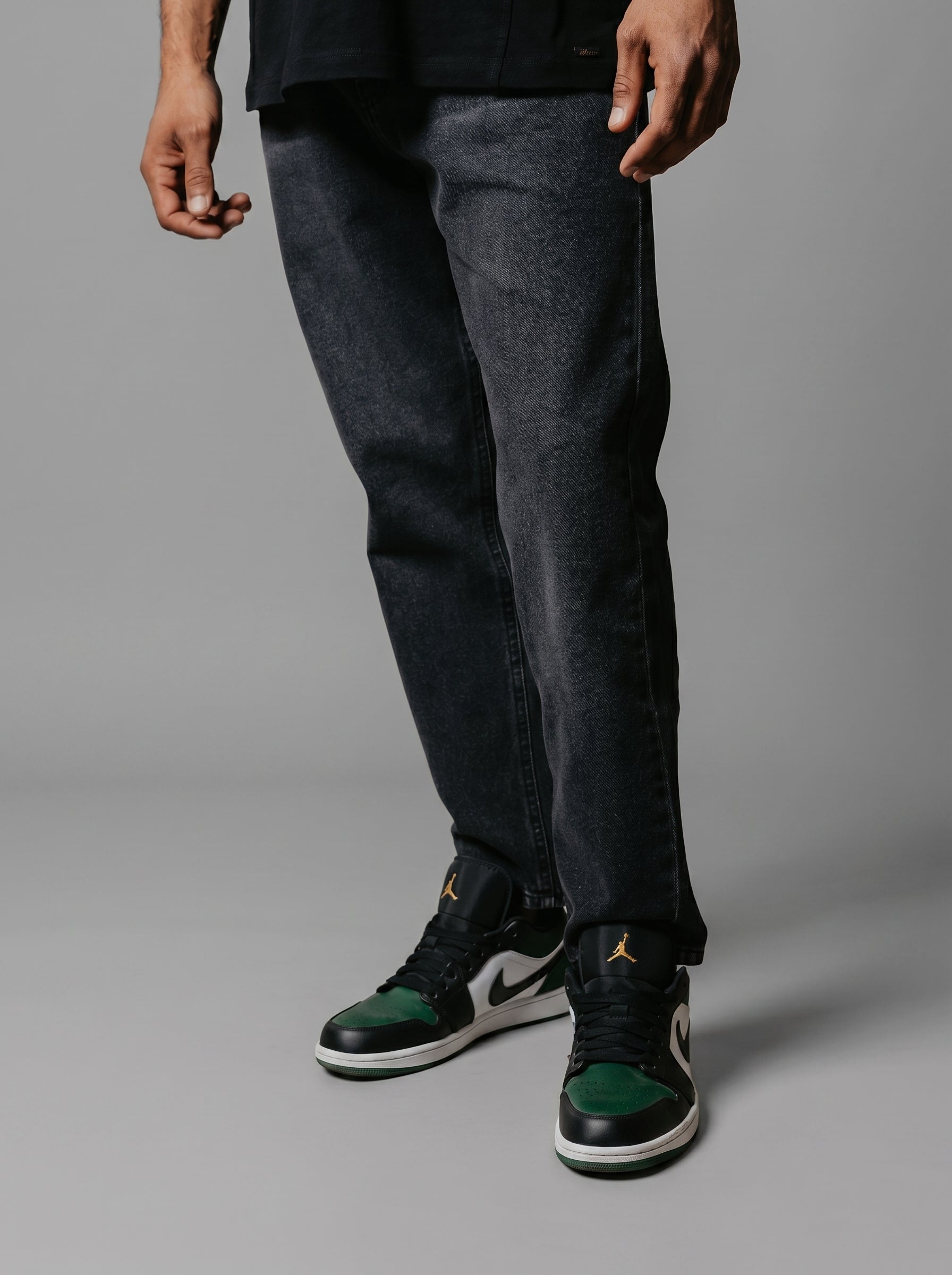 Oversize Jeans in Black