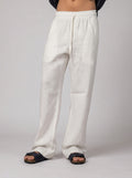 Oversized Linen Pants Volume 2 in Off White