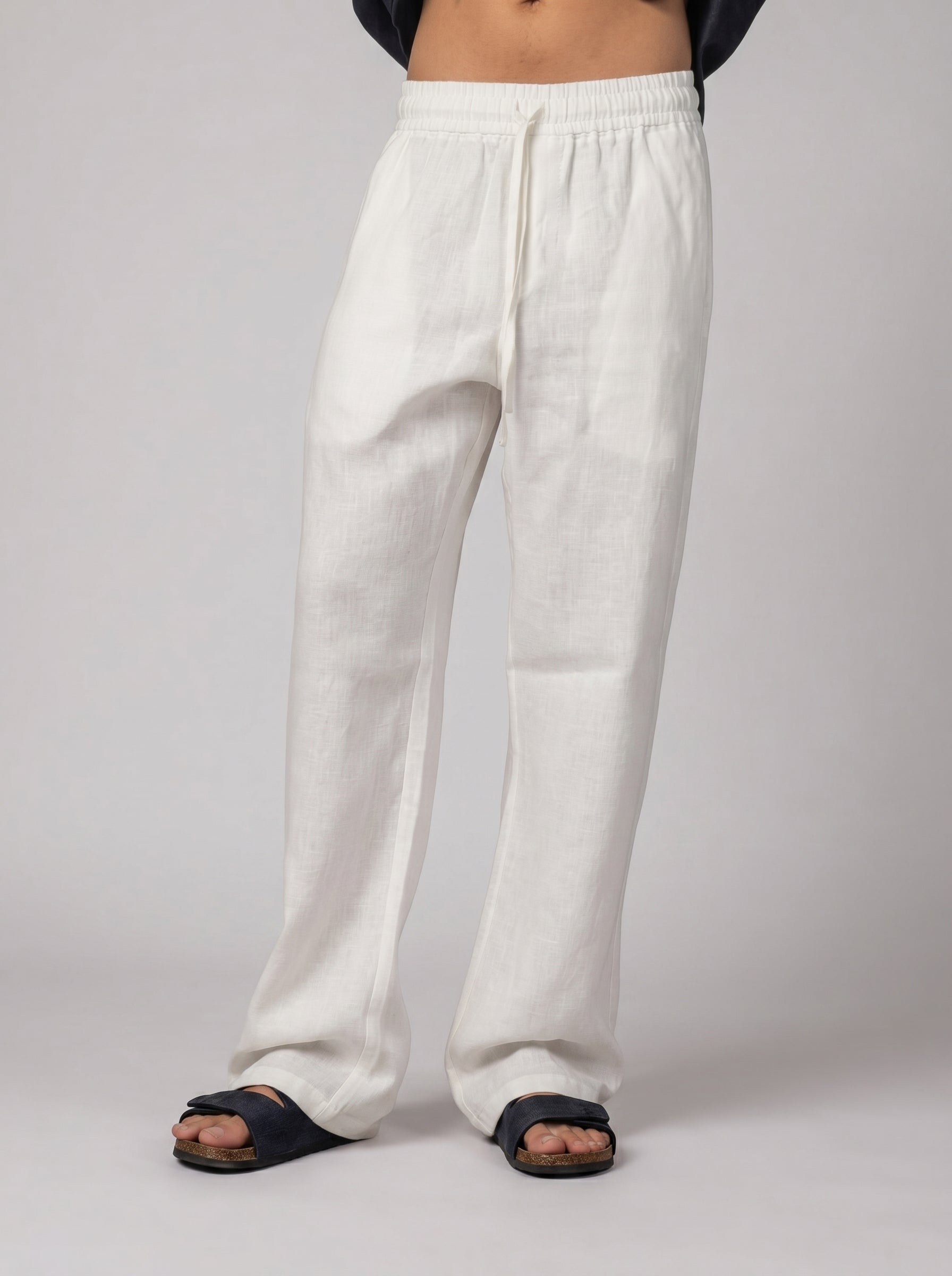 Oversized Linen Pants Volume 2 in Off White