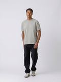 Raglan Rubber Icon in Regular Fit in Light Grey