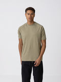 Raglan Rubber Icon in Regular Fit in Light Olive