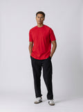 Raglan Rubber Icon in Regular Fit in Red