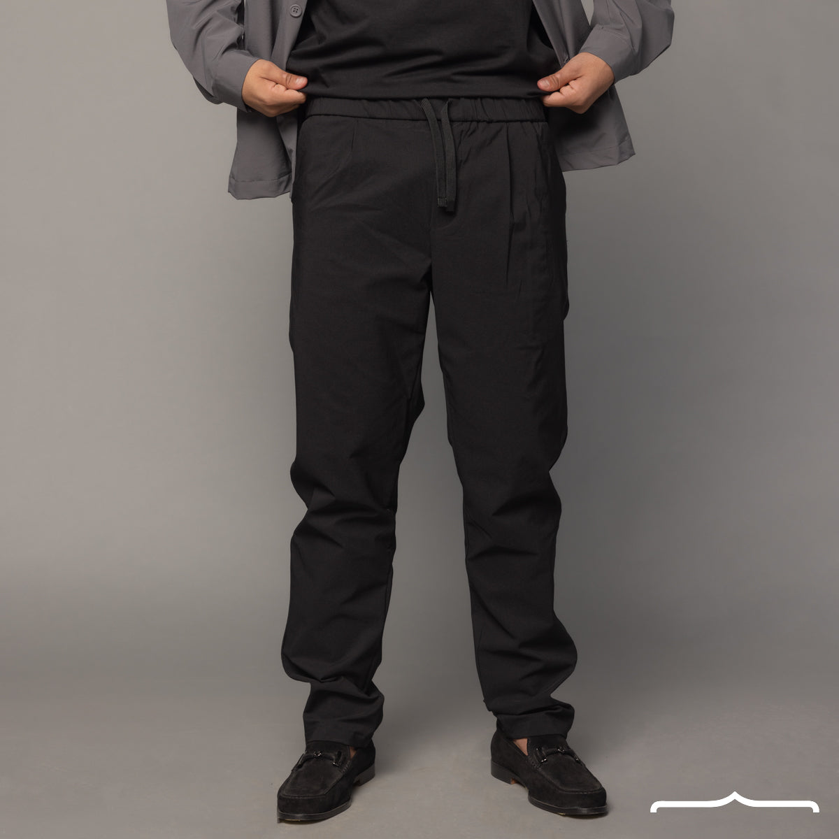 Classic Fit Pants in Black