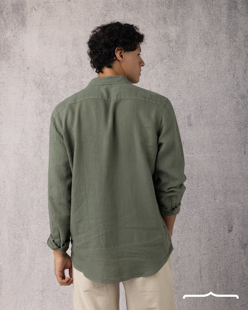 Linen Shirt Volume 2 in Olive