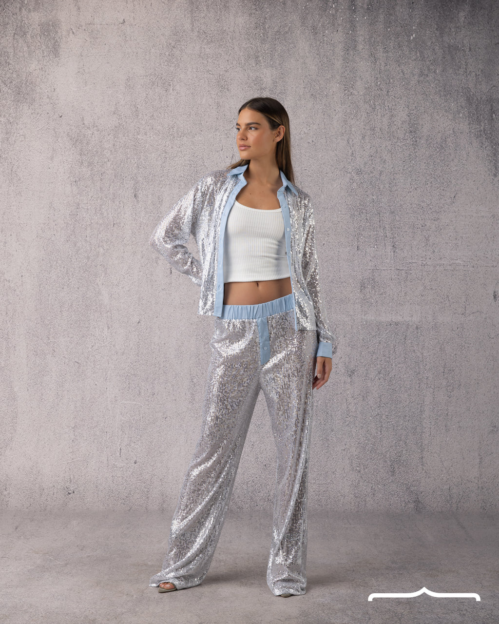silver set for women
