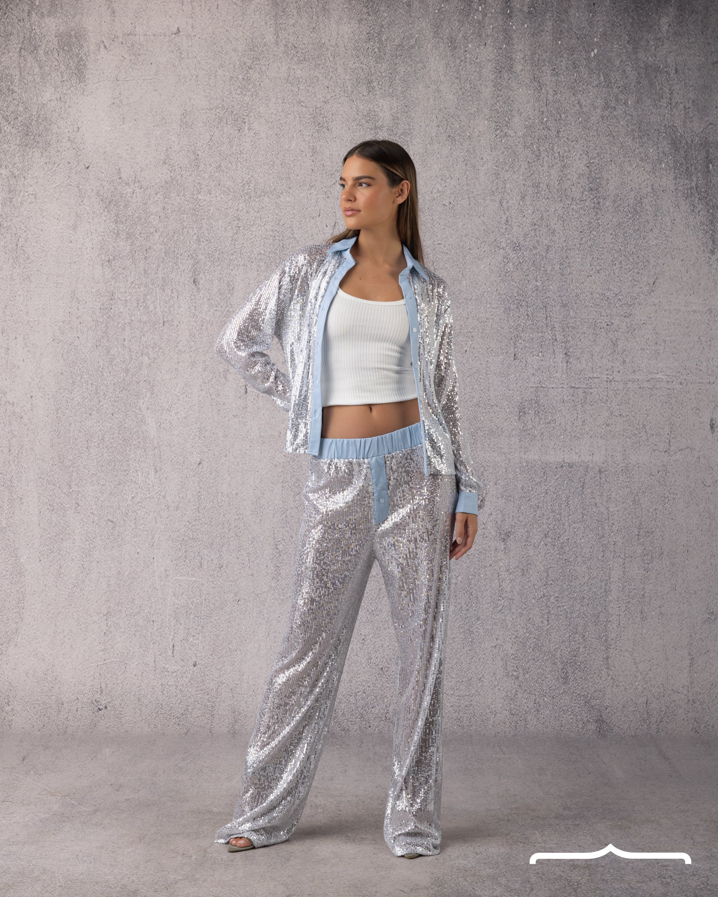 silver set for women