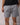 Fish Skull Print Swim Short in Grey