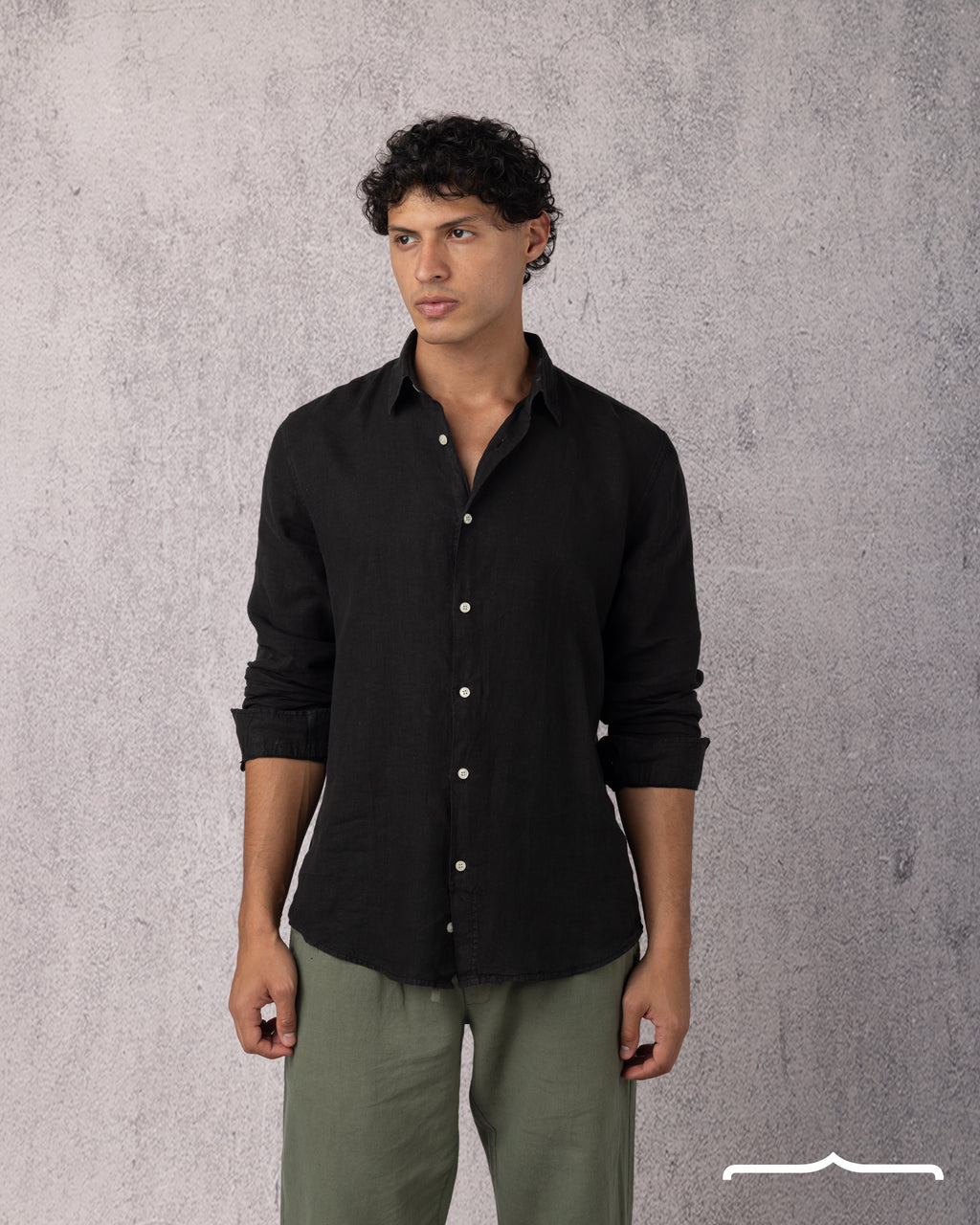 Linen Shirt Volume 2 in Black