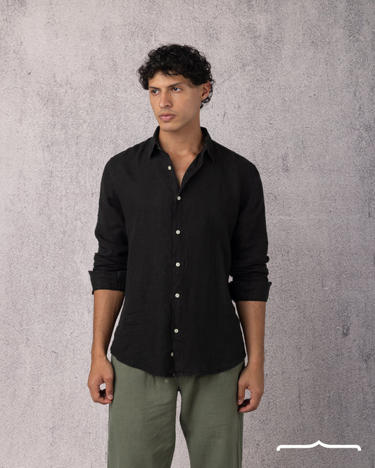 Linen Shirt Volume 2 in Black