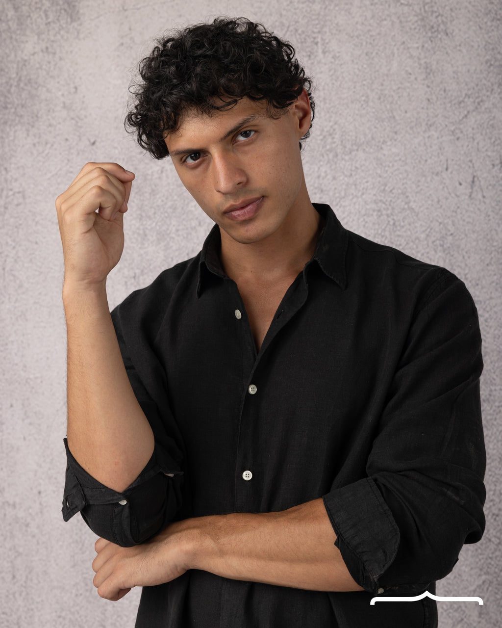 Linen Shirt Volume 2 in Black