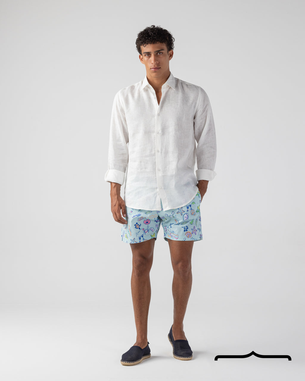 Coastal Canvas Swim Shorts