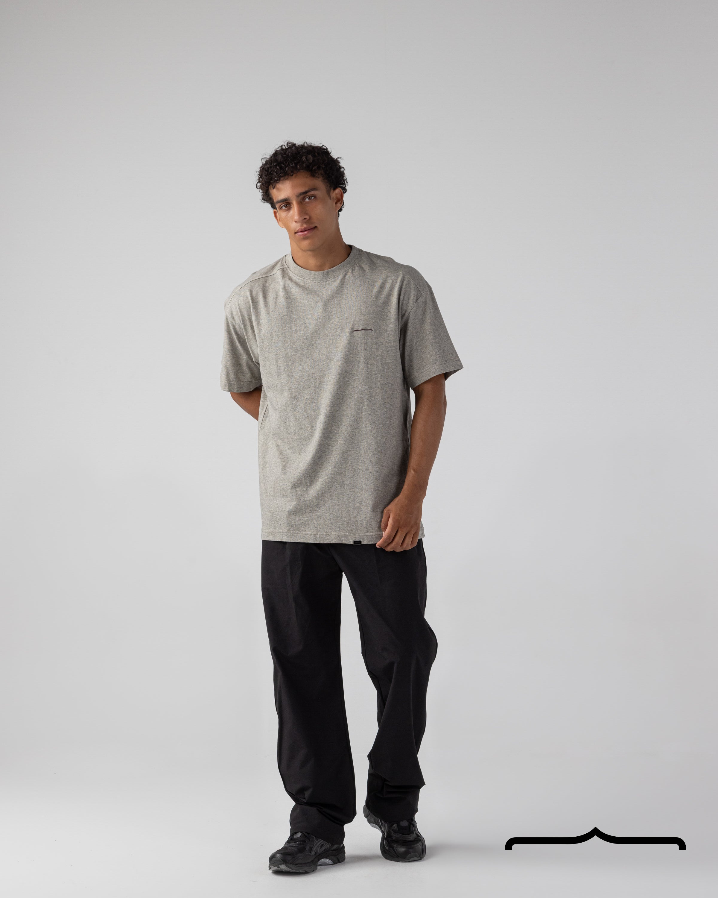 Chenille T-shirt in Greyish