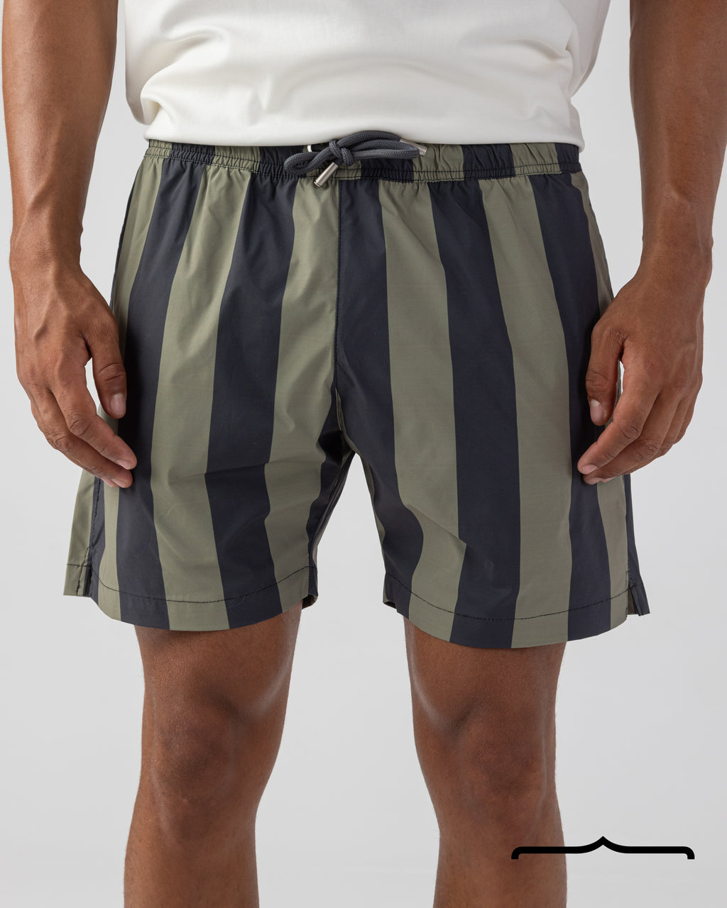 Bold Stripe Swim Shorts