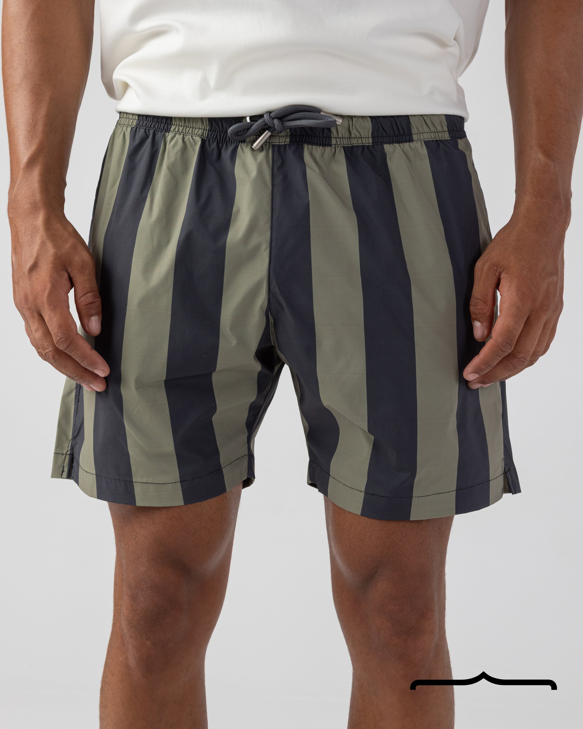 Bold Stripe Swim Shorts