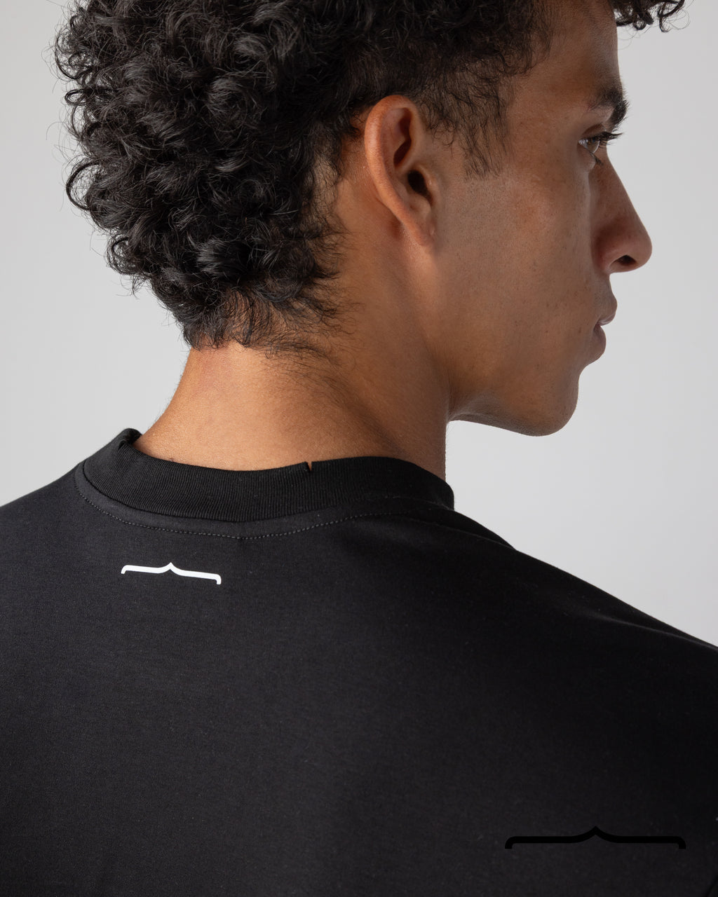 Side Zipper T- shirt Volume 3 in Black