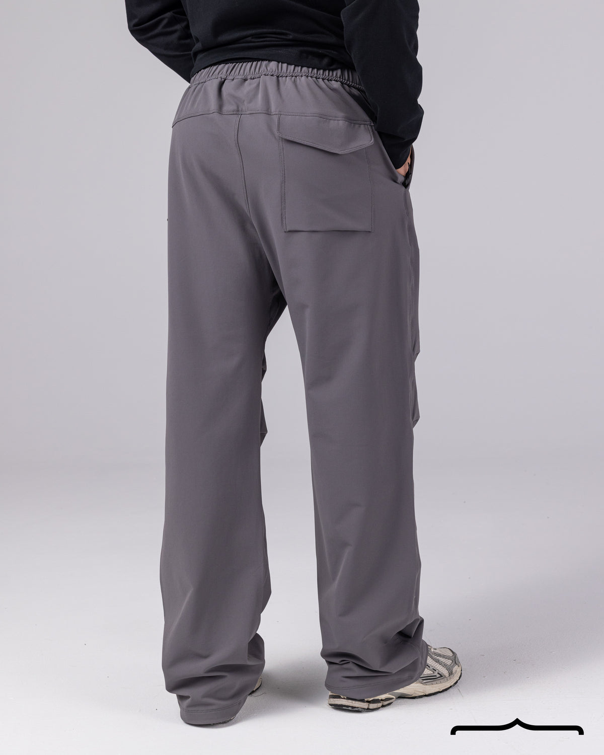 Belted Pants in Grey