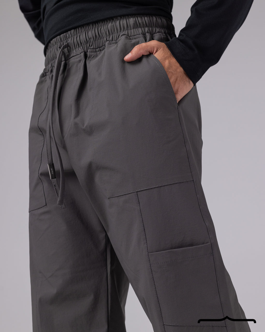 Drawstring Pants Volume 4 in Grey