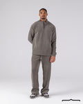 Textured Sweatshirt Set in Olive