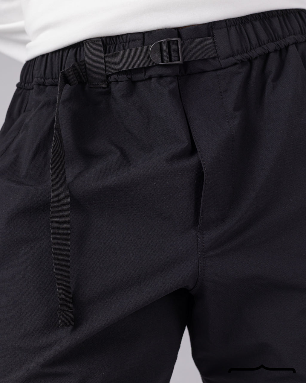 Belted Pants in Black