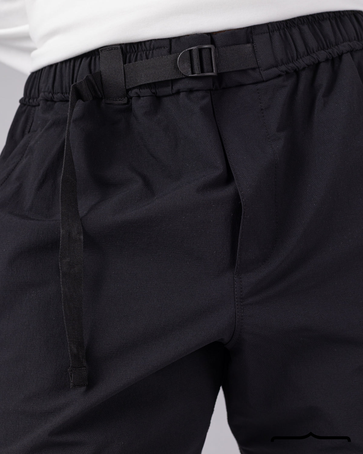 Belted Pants in Black